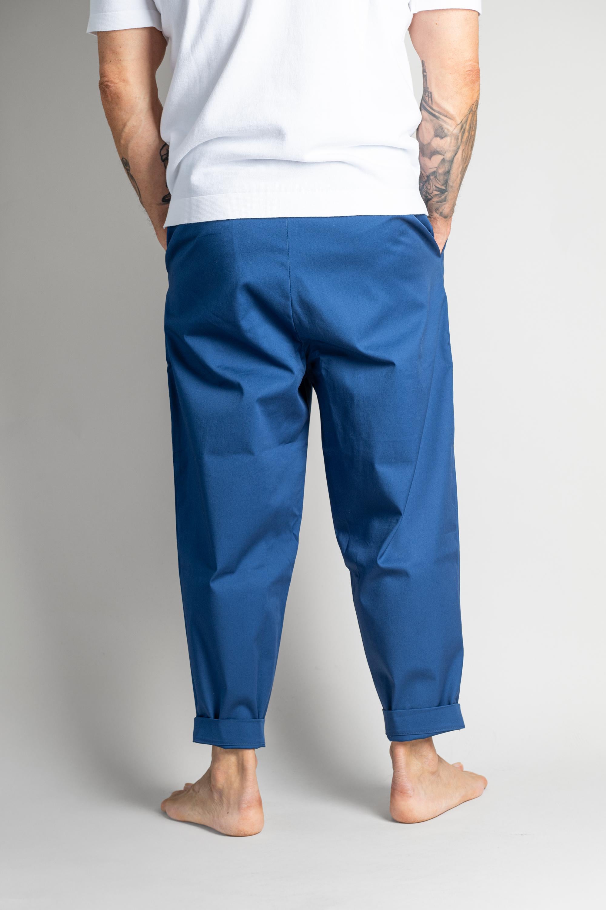 Pantalone OFFICINE uomo PANTALONE NICO Bluette PANTALONE NICO BLUETTE OFFICINE 