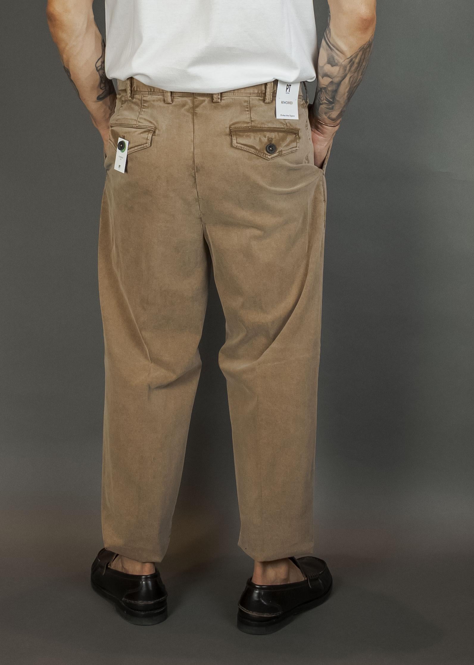 Pantalone PT Torino uomo ZTCMZB0RWLNK28 bruciato<BR/> ZTCMZB0RWLNK28 M145 BRUCIATO PT TORINO 
