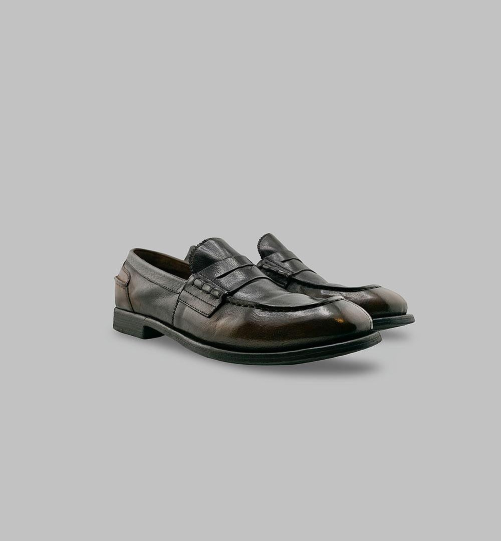 Mocassini Officine Creative Chronicle 144 testa di moro CRONICLE/144 PENNY T.D.M OFFICINE CREATIVE 