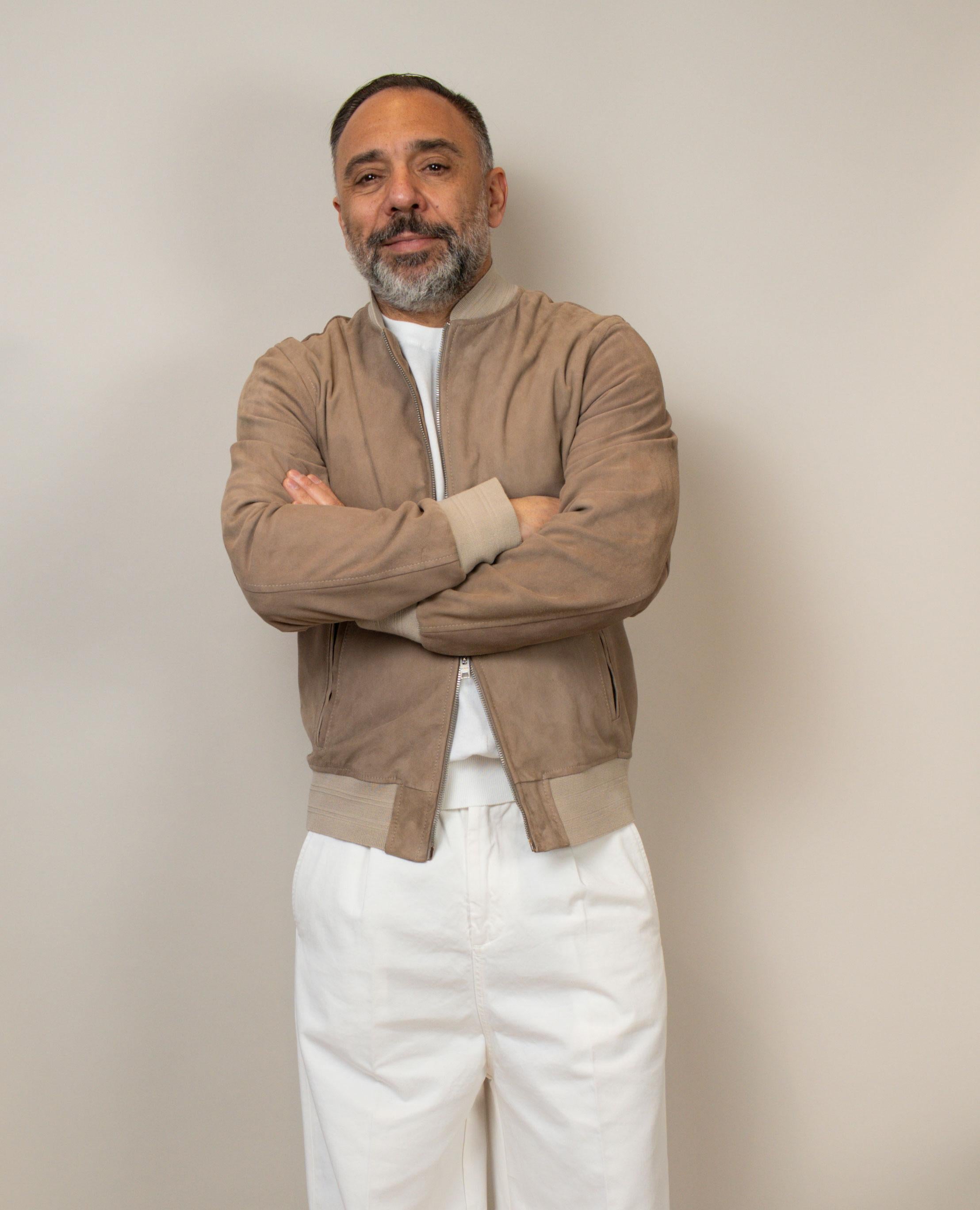 Giubbino Dfour uomo 870 CMA beige BOMBER 870 CMA BEIGE DFOUR 