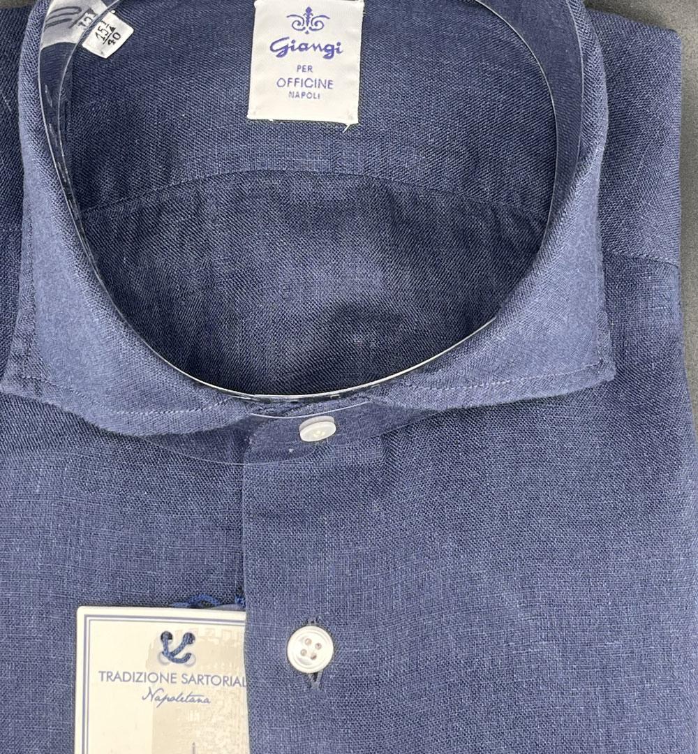 Camicia Giangi uomo 5703 blu 5703 9401 BLU GIANGI 