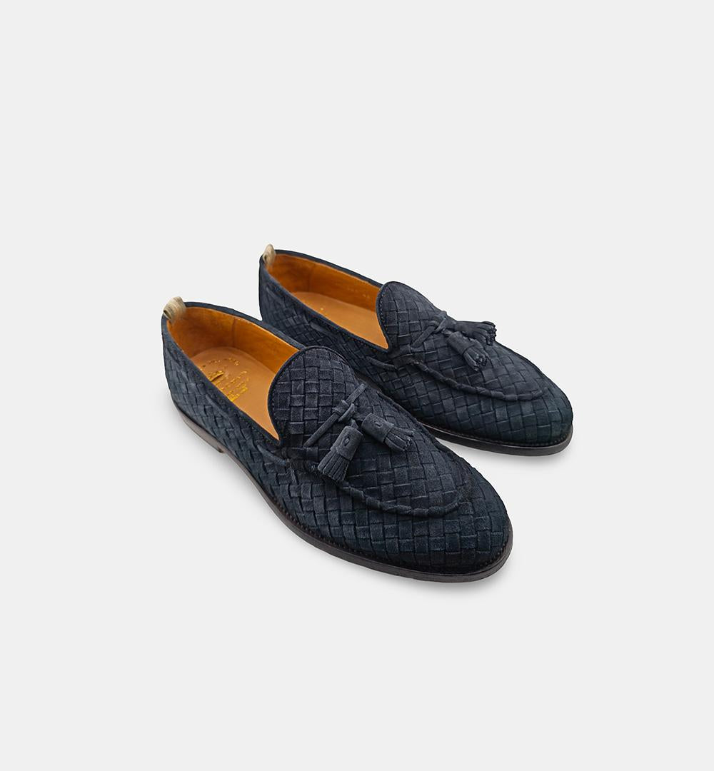 Mocassini OFFICINE CREATIVE uomo OPERA004 Blu OPERA/004 NAVI INTRECCIO OFFICINE CREATIVE 