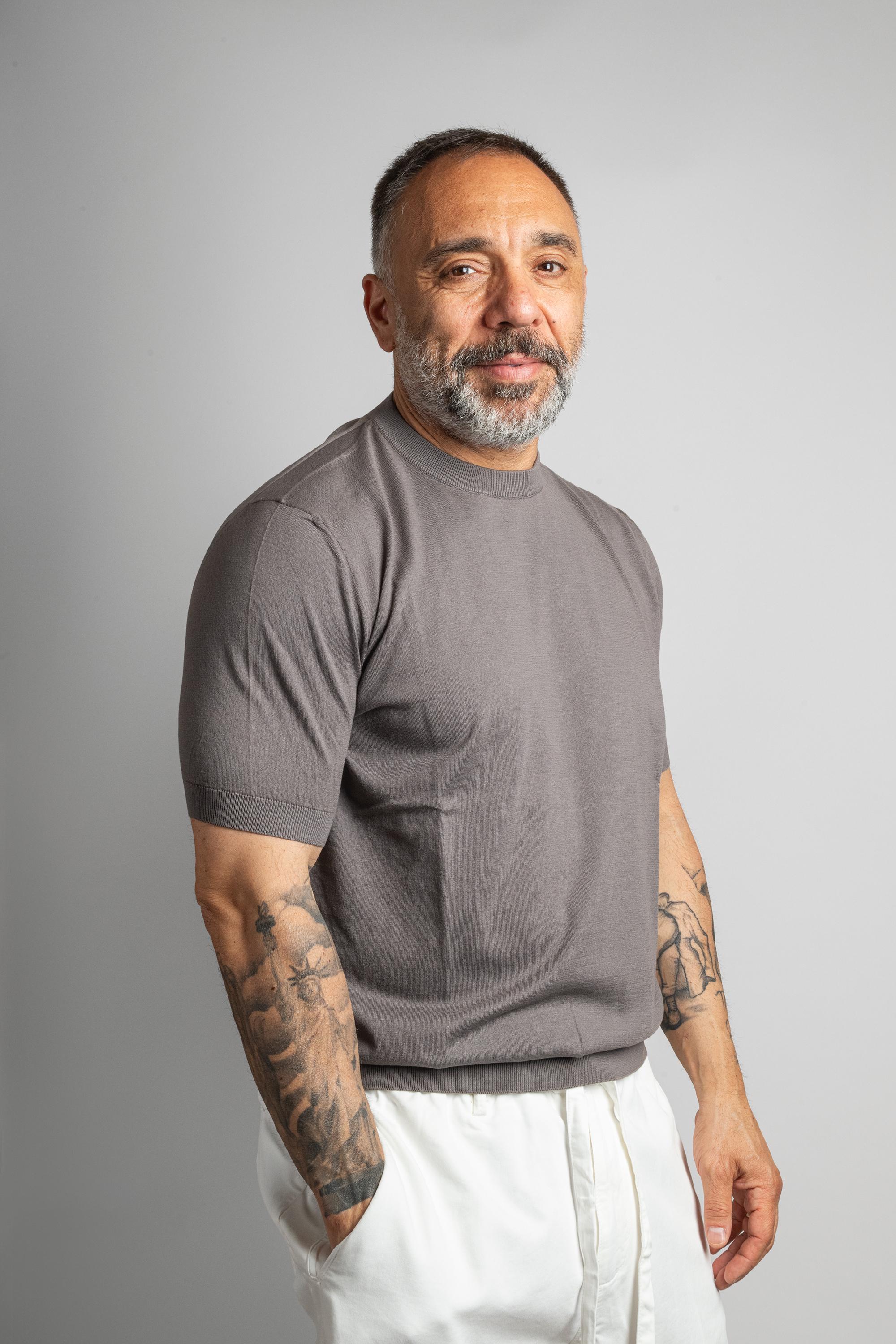Maglia FEDELI uomo GIROCOLLO 8014 Grigia GIROCOLLO 8014 43 FEDELI 