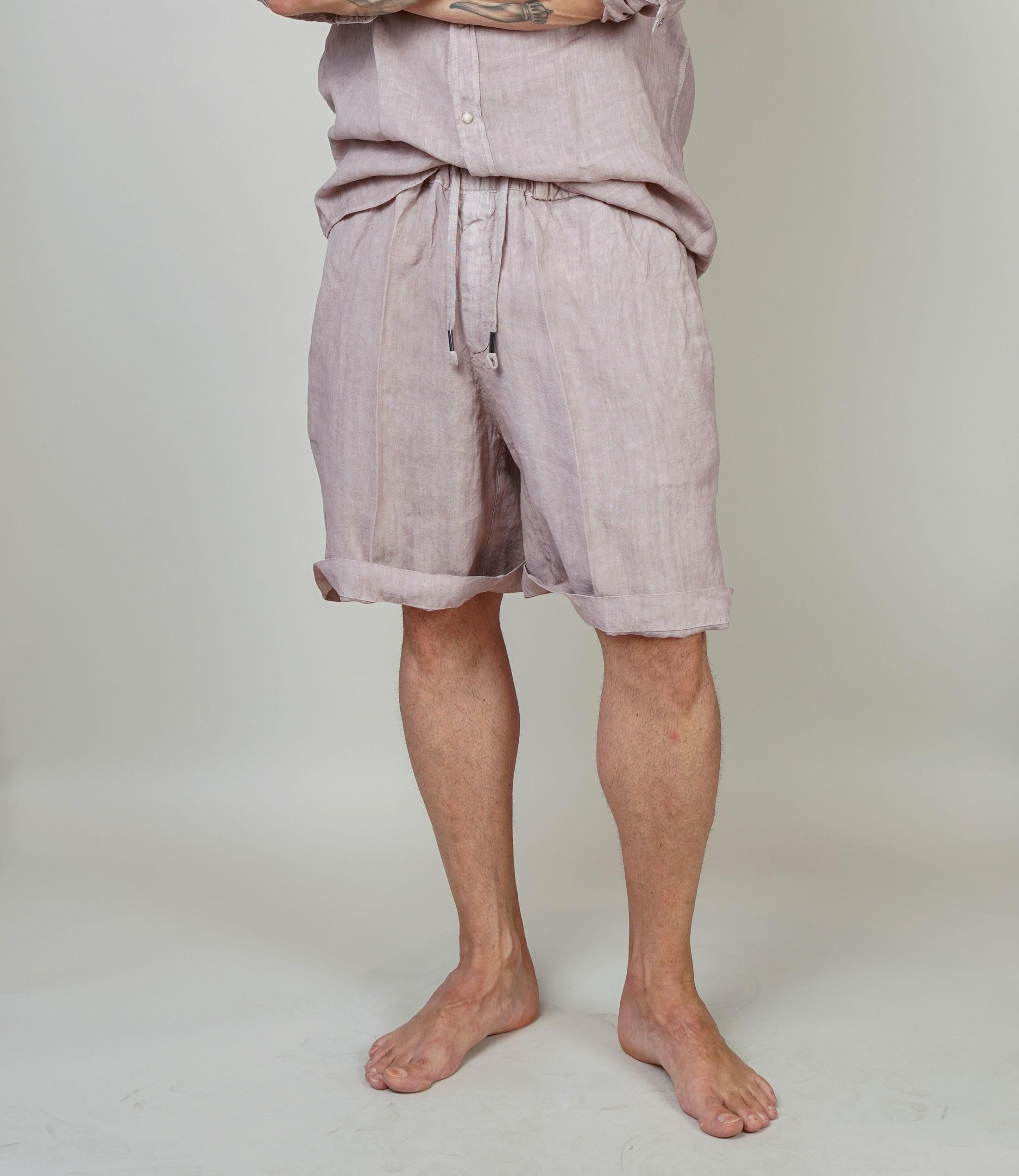 Bermuda Inlinum uomo Pajama old rose PAJAMA CORTO CIL20 OLD ROSE INLINUM 