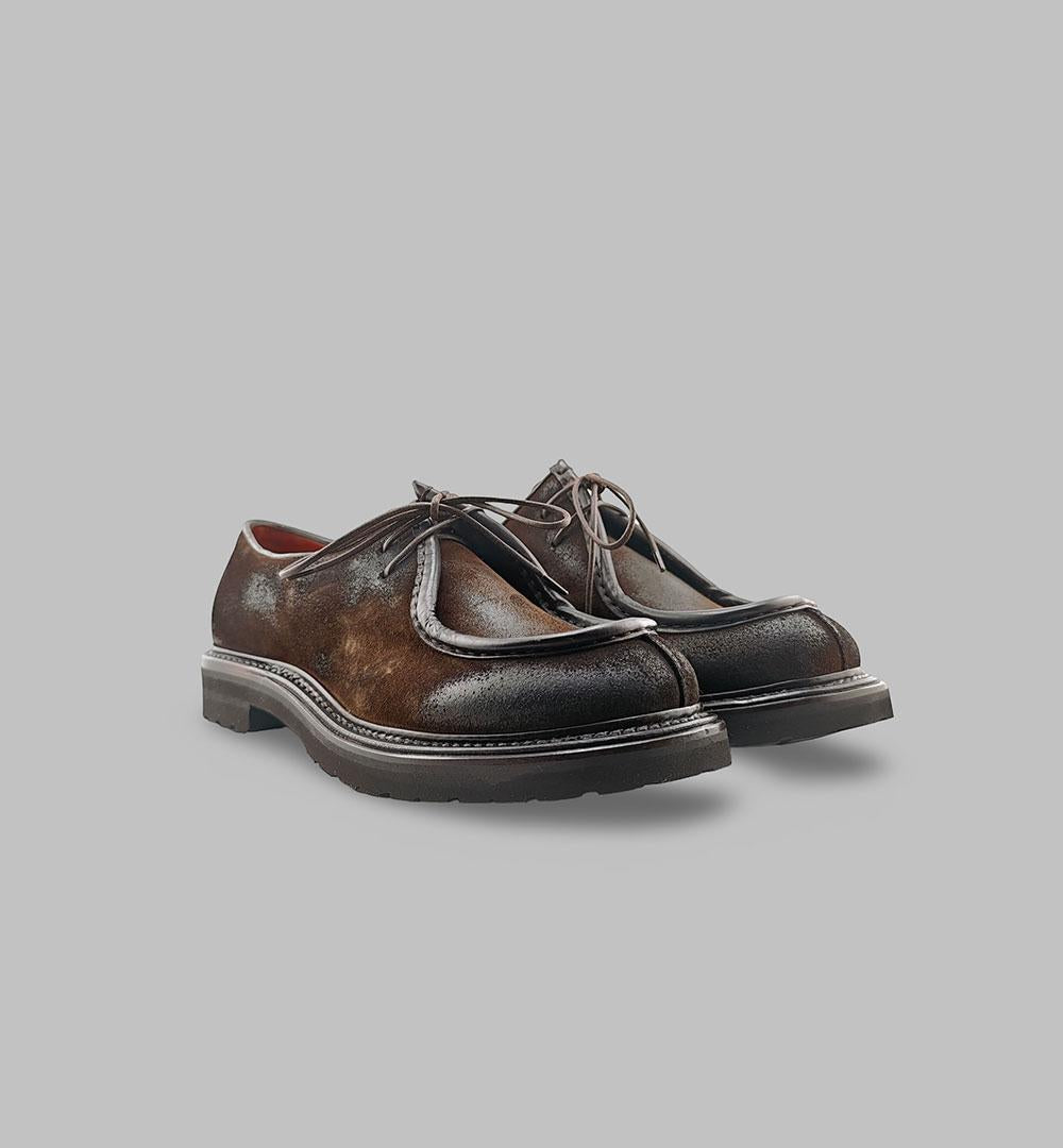 Paraboot Claudio Marini uomo 8329 testa di moro <BR/> 8329 PARABOOT TDM CLAUDIO MARINI 