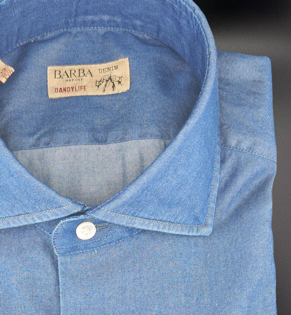 Camicia Barba uomo K1U13P01PZ09980002 denim<BR/><BR/> K1U13P01PZ0998 0002 DENIM BARBA 