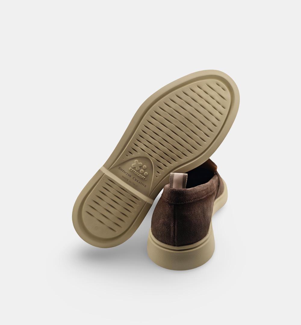 Mocassini OFFICINE CREATIVE uomo BONES002 Testa di moro BONES/002 QUINOA OFFICINE CREATIVE 