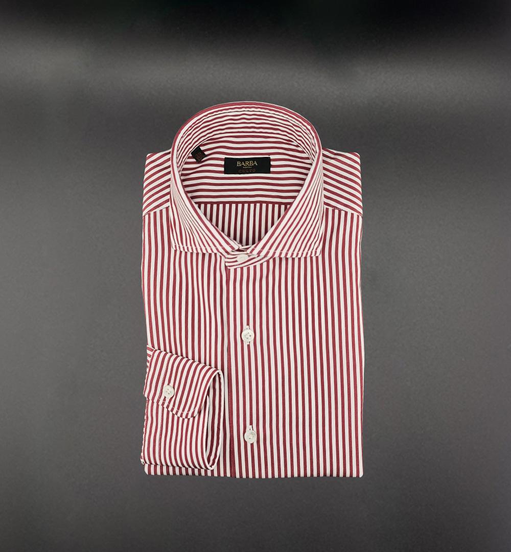 Camicia BARBA uomo K1U13P0150101001 Rossa K1U13P0150101 001 RIGA ROSSO BARBA 