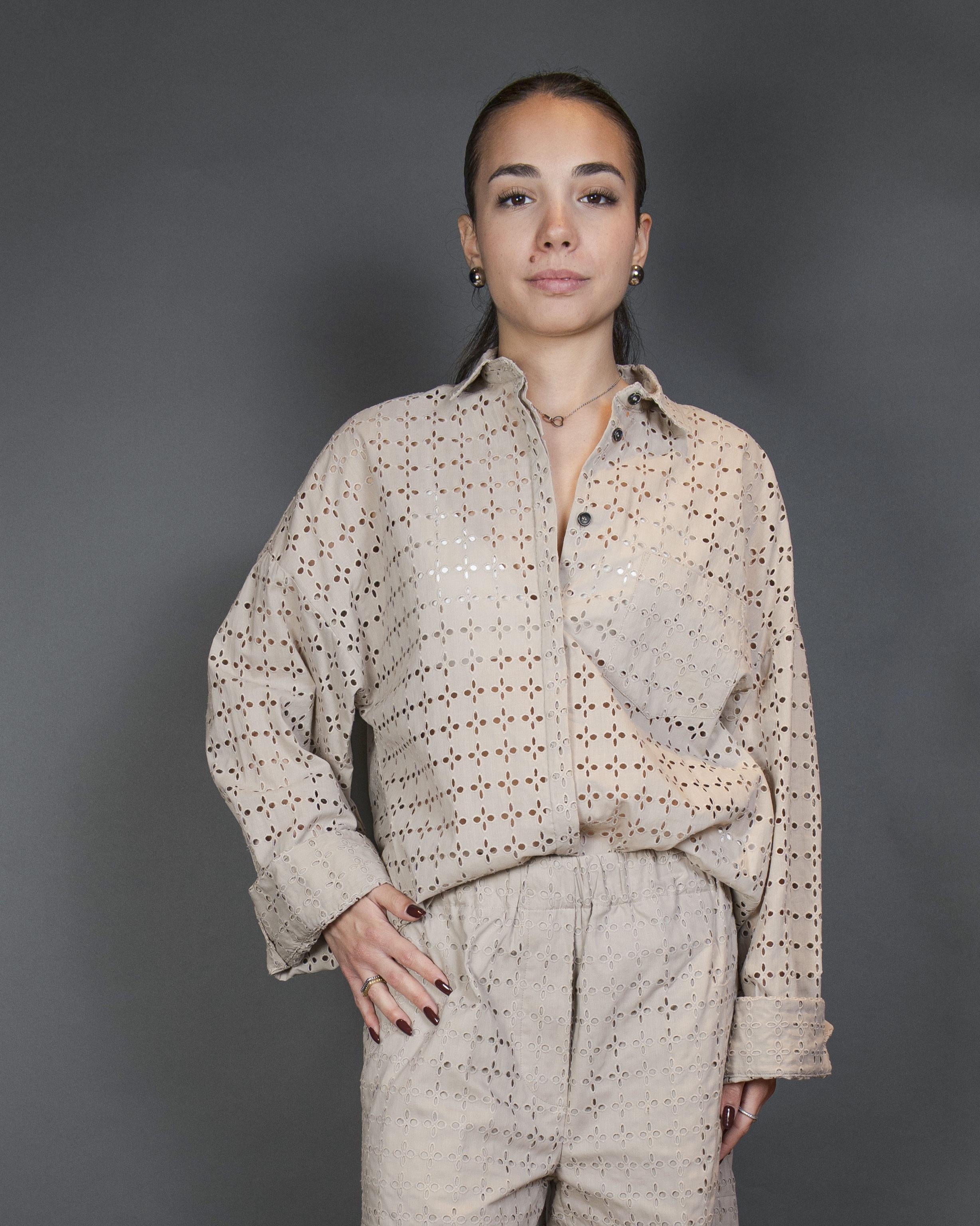 Camicia Nine in the Morning Donna Amanda sabbia AMD09 AMANDA NINE INTHE MORNING 