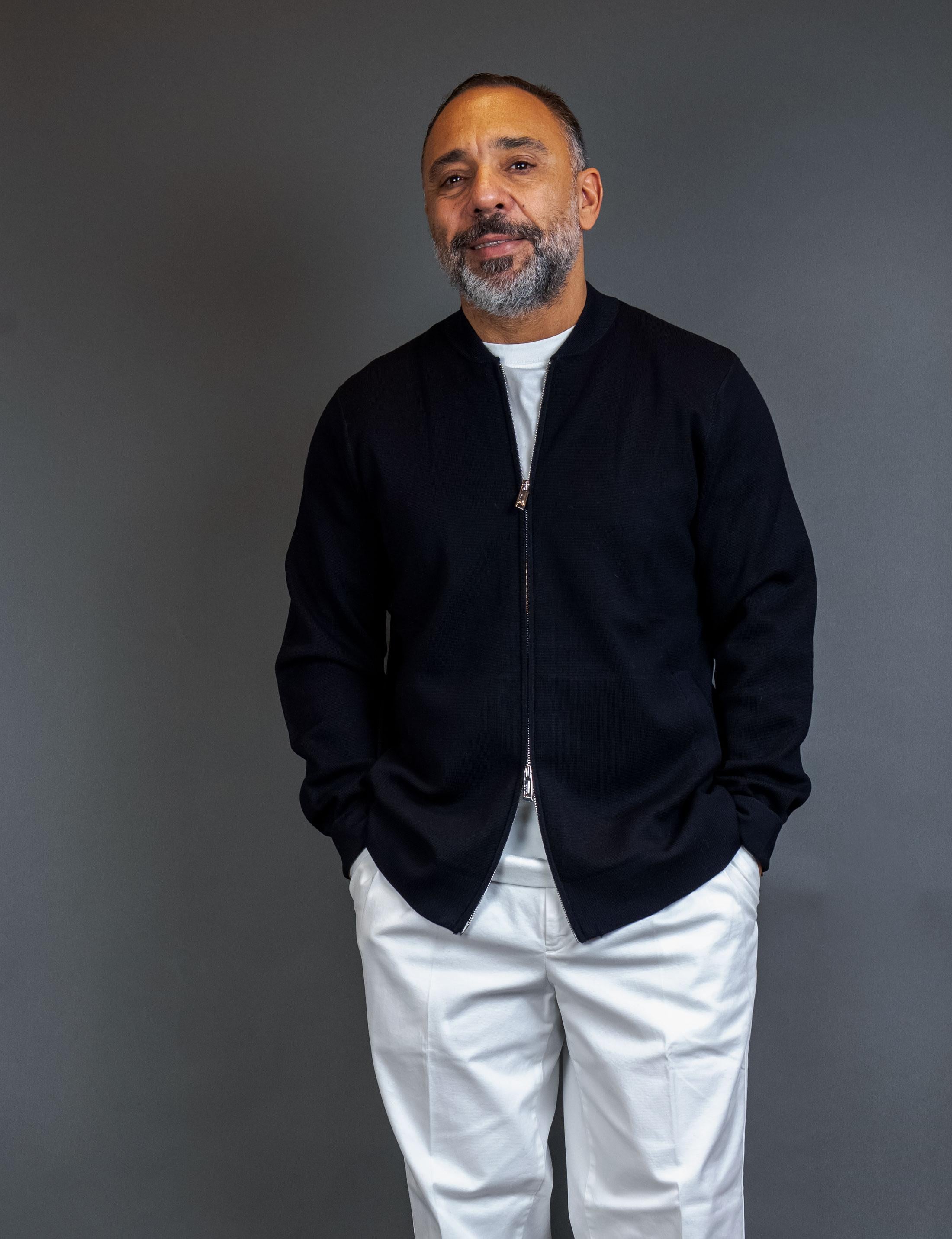 Cardigan CLAQ uomo CQ9243 Blu CQ9243 BLUE CLAQ 