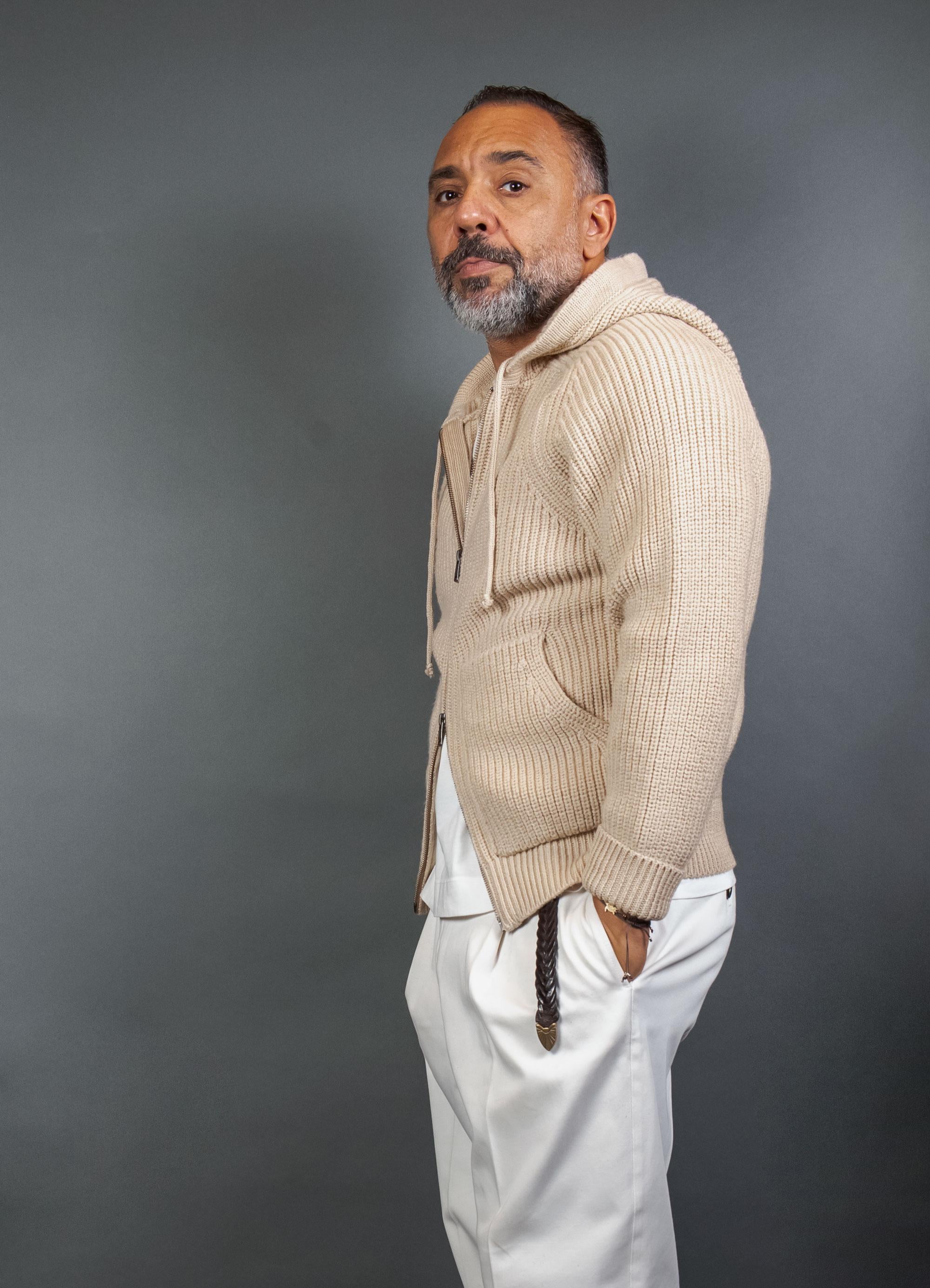 Cardigan CIRCOLO uomo 5156 Beige 5156 871 CREMA CIRCOLO 