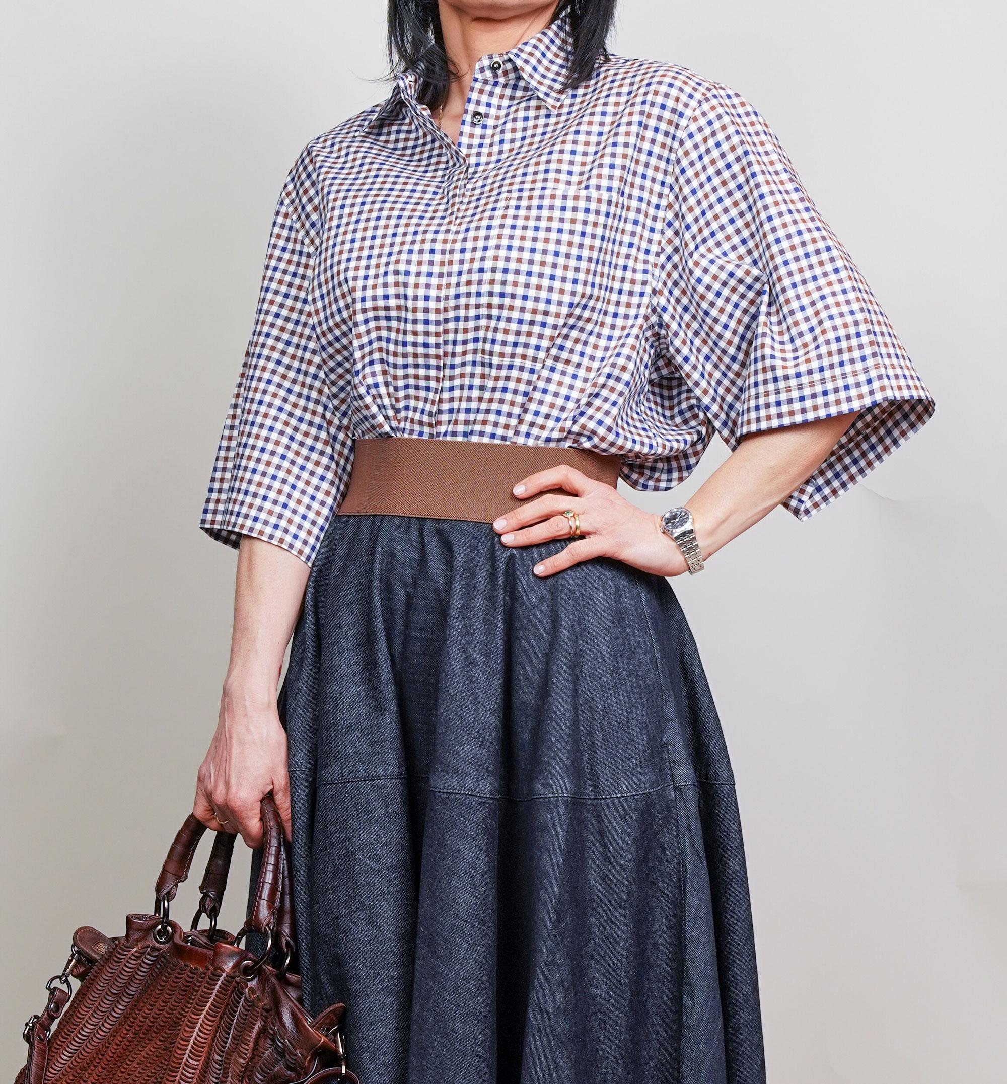 Camicia Nine in the Morning donna Clio quadri CLIO QUADRETTO NINE INTHE MORNING 