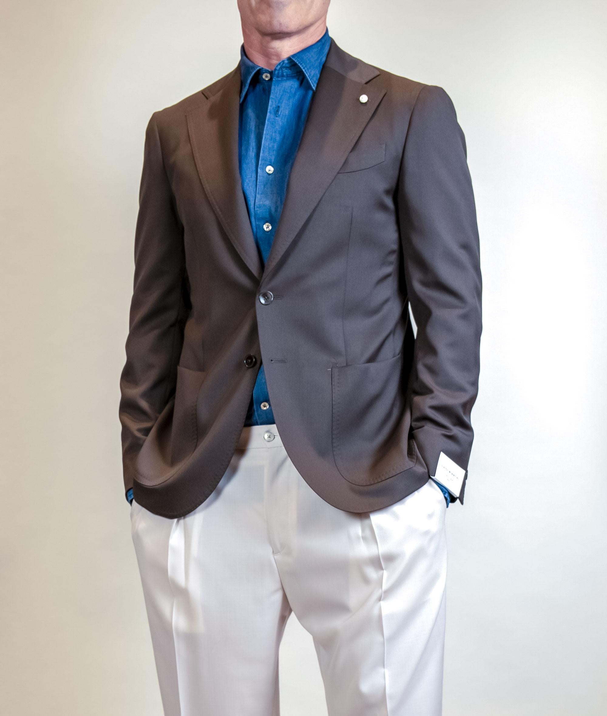 Giacca LUIGI BIANCHI MANTOVA uomo GIACCA 2611 64168 Moro GIACCA 2611 64168 3 LUIGI BIANCHI MANTOVA 