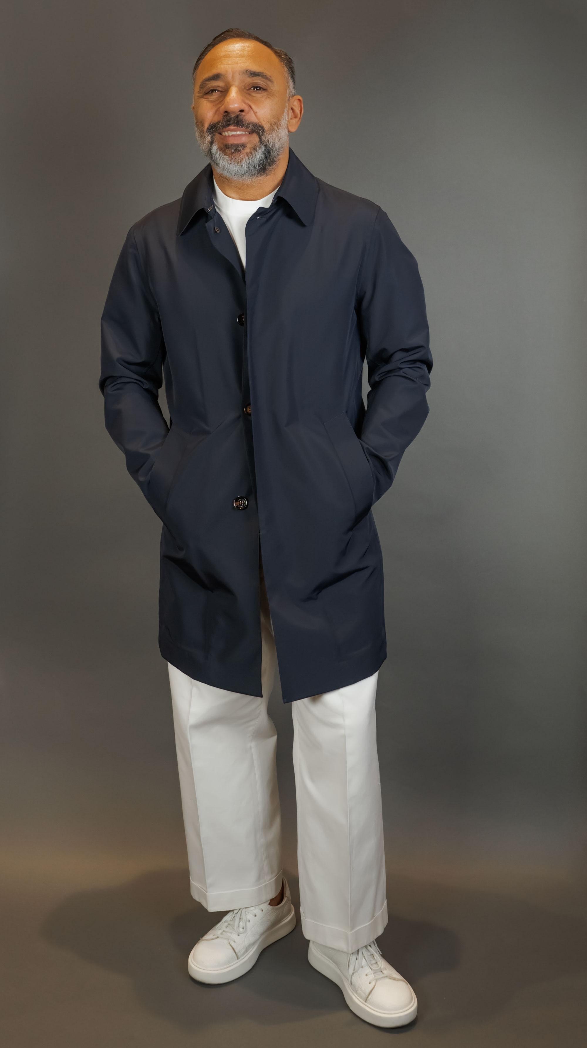 Giubbino Kiton uomo Pablo blu WPABLOW680801 8006BLU KIRED 