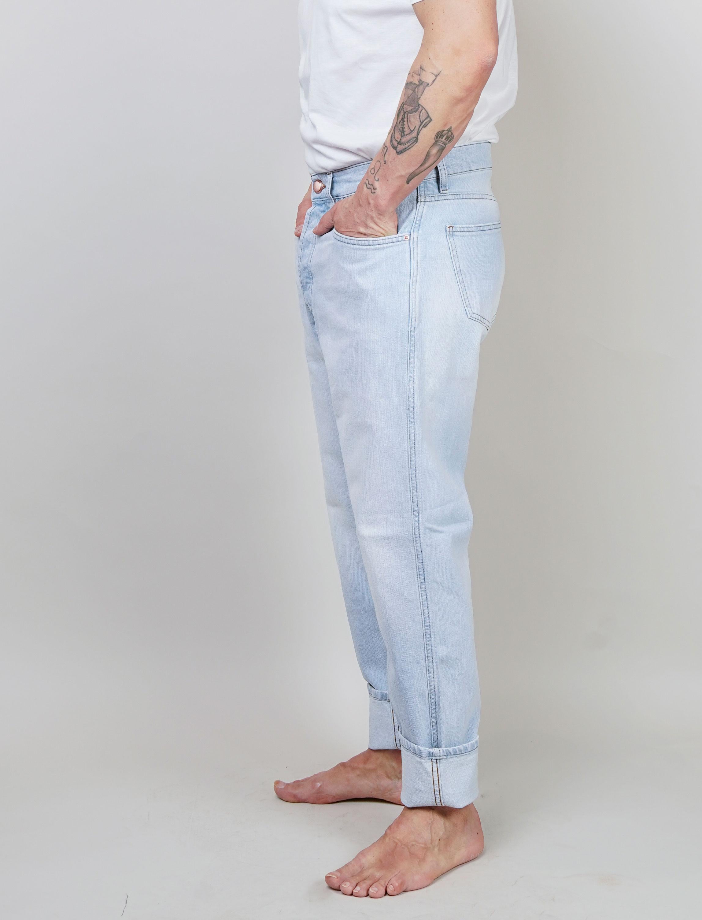 Jeans Don the fuller uomo Seoul blu chiaro DENIM SEOUL UT 6039 DON THE FULLER 
