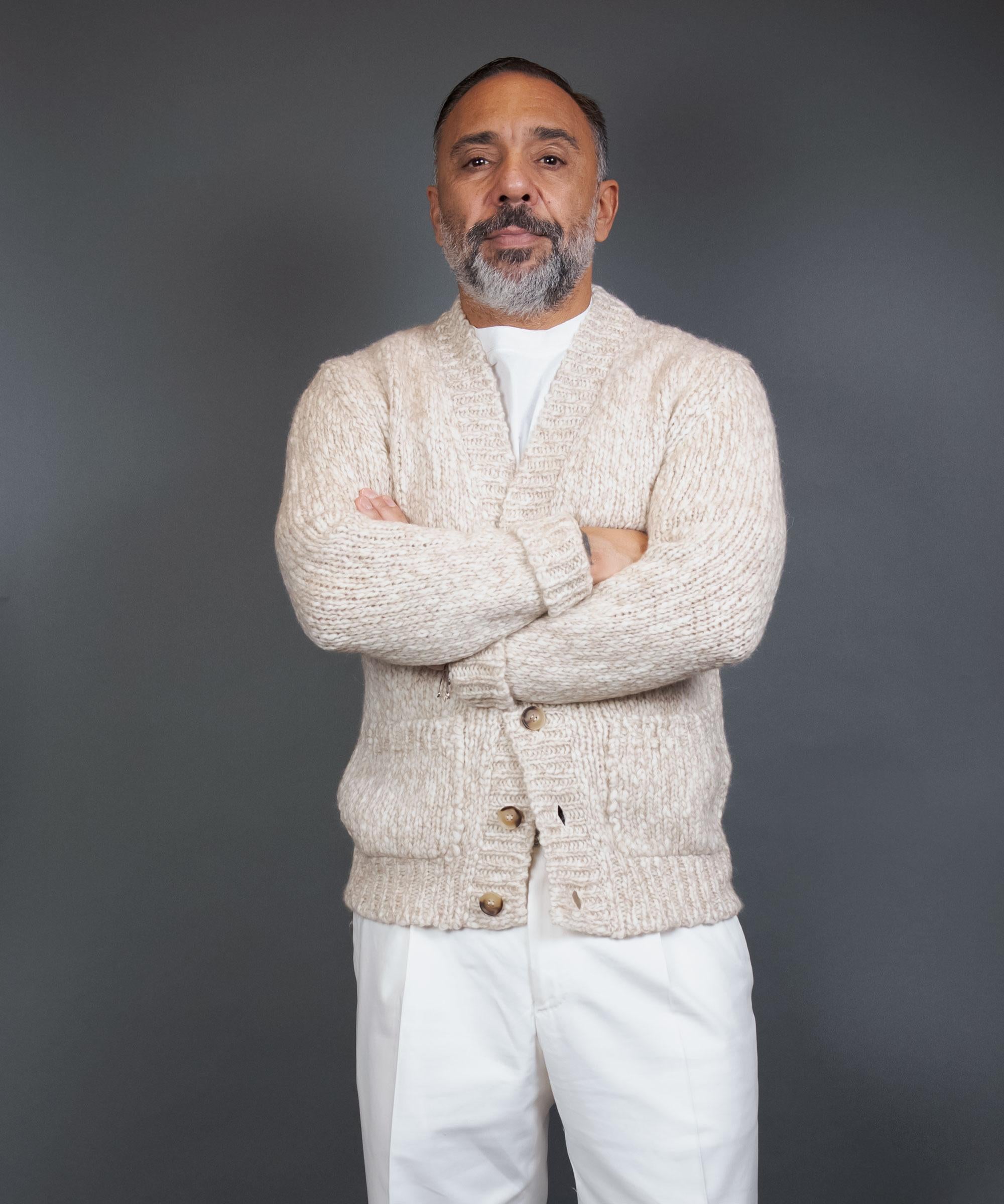 Cardigan SETTEFILI CASHMERE uomo RACRECA Beige RACRECA CRE1 BEIGE SETTEFILI CASHMERE 