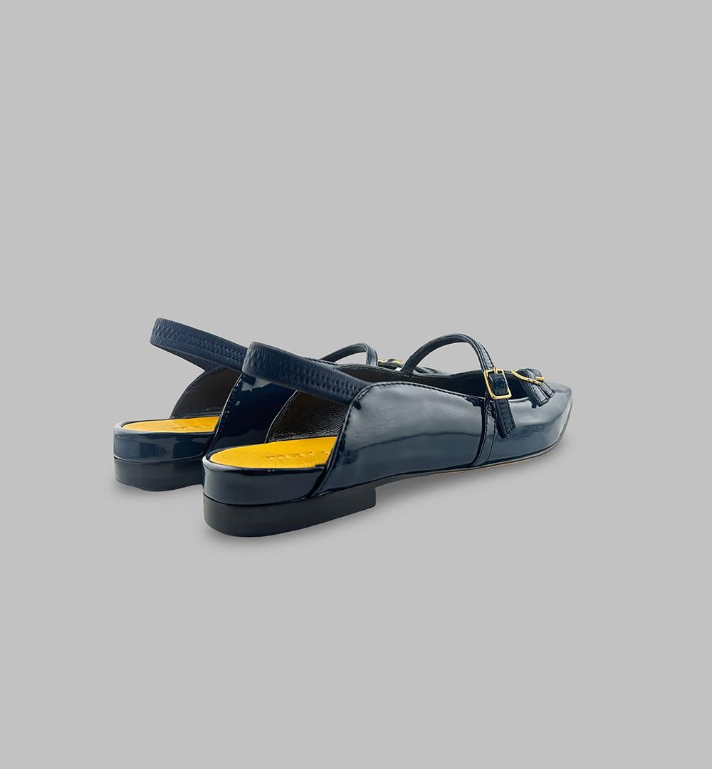 Ballerine Mara Bini donna U314 blu U314S FIBBIE.B MARA BINI 