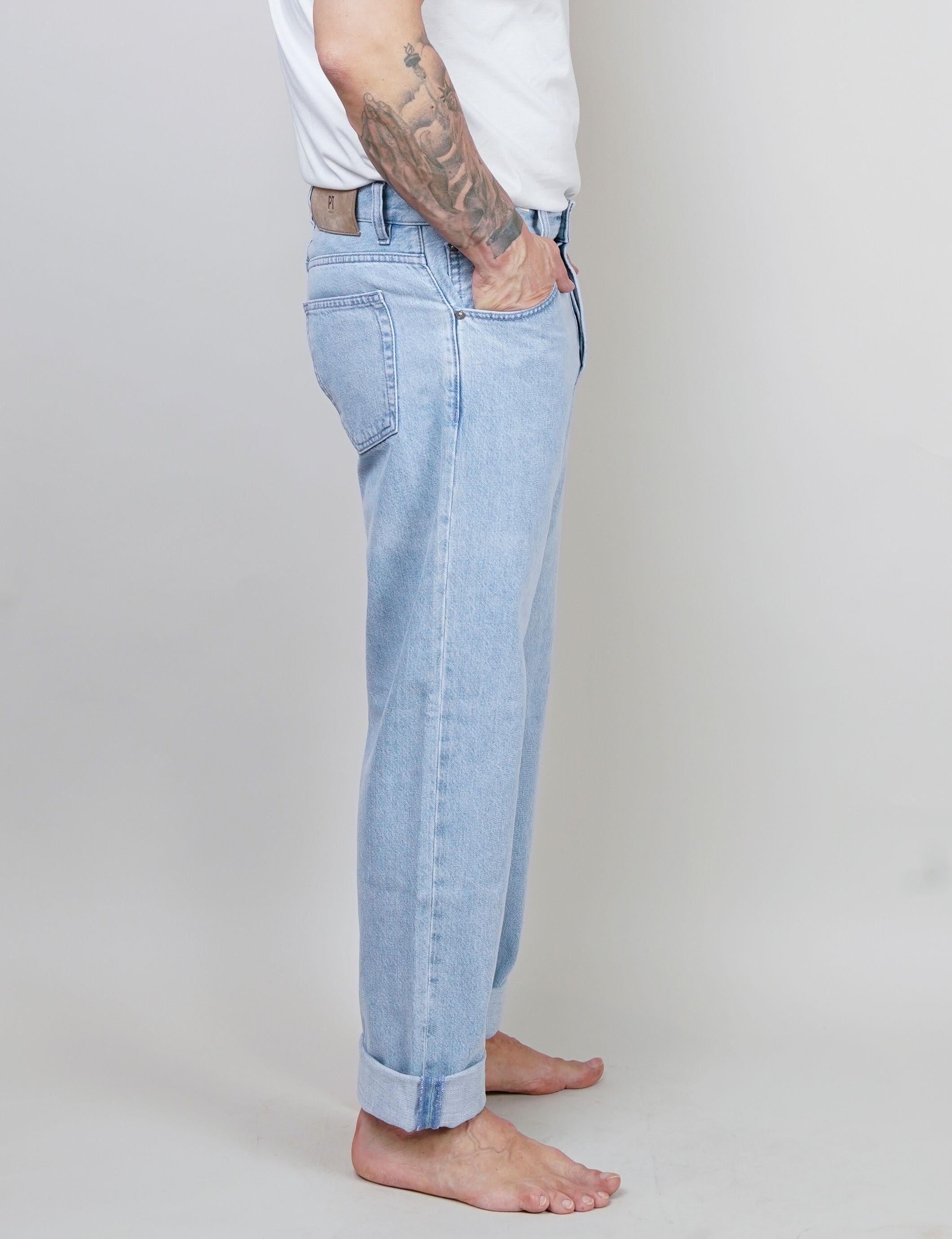 Jeans PT Torino uomo Rebel blu chiaro<BR/> REBEL RP05B0 OA5120 CC42 PT TORINO 
