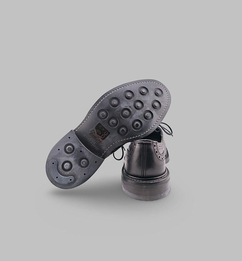 Derby TRICKER'S uomo 5633 331 BURTON Nero 5633/331 BURTON CODA BLACK CALF TRICKER'S 