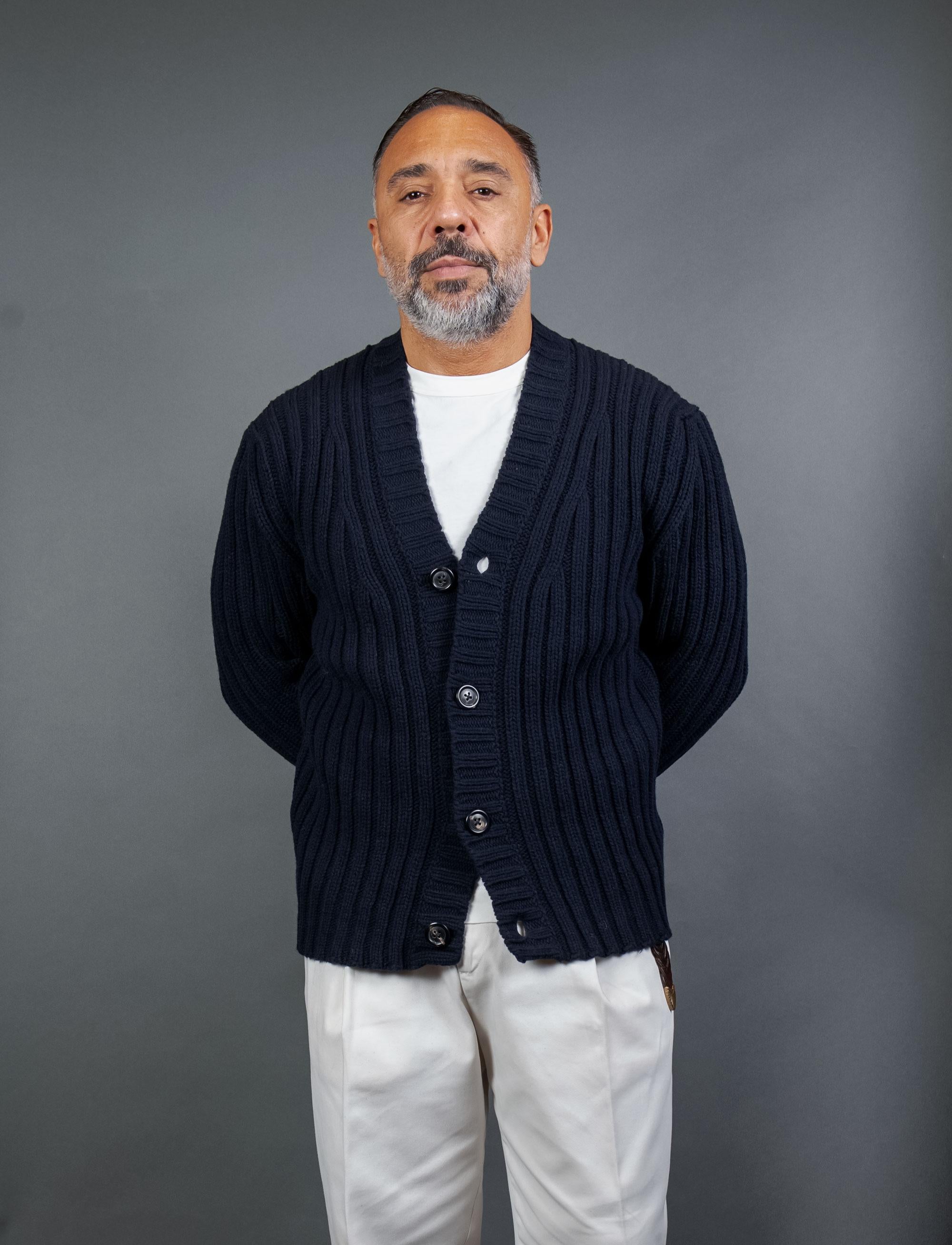 Cardigan CIRCOLO uomo 5165 Blu 5165 1123 BLU CIRCOLO 