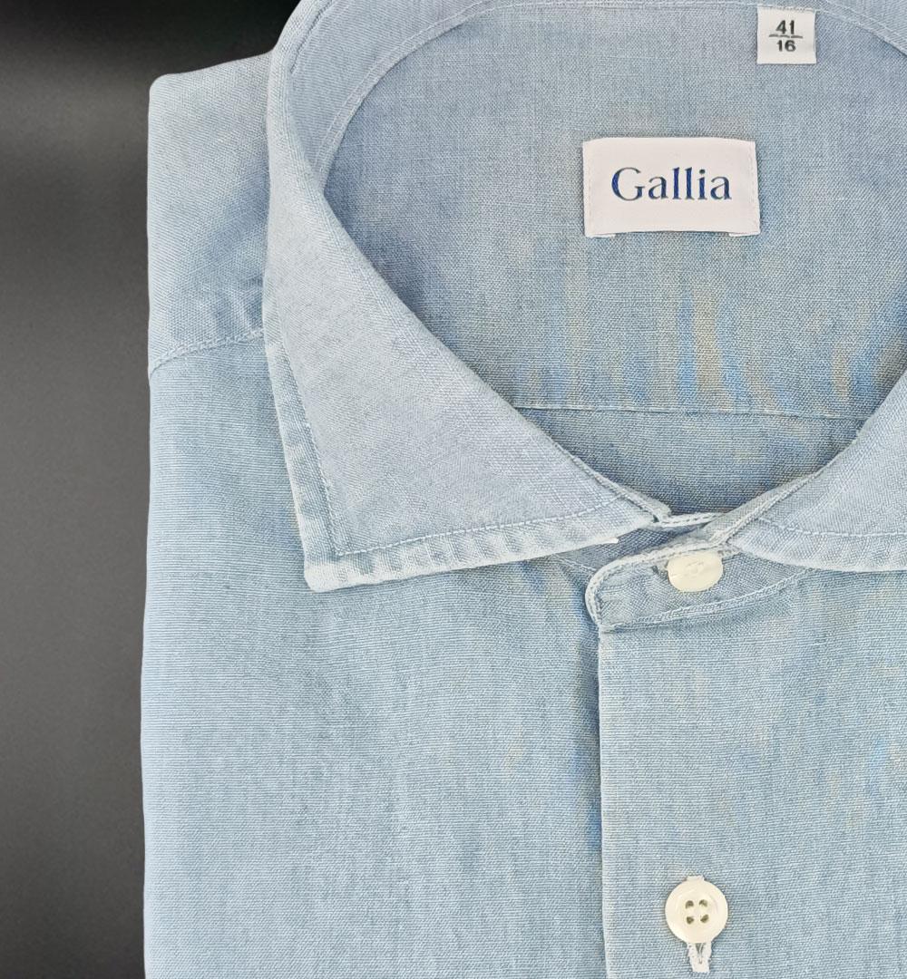 Camicia Gallia uomo Jea01 azzurro JEA01 01 GALLIA 