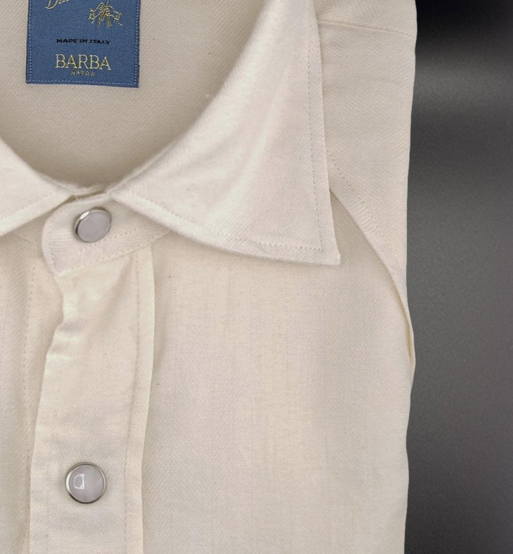 Camicia Barba uomo WSU10P2050078 05 BIANCA <BR/> WSU10P2050078 05 BIANCA BARBA 